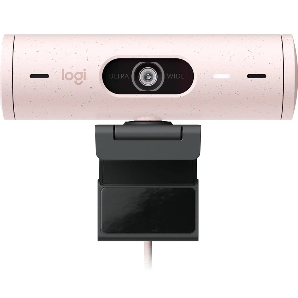 Logitech Core Brio 500 1080p Full HD USB-C HDR Webcam in Rose - 960-001434 NEW