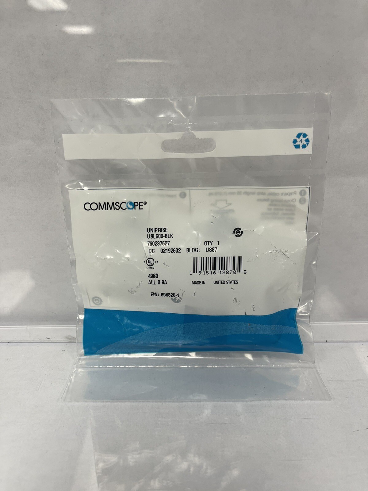 New Sealed CommScope USL600-BLK USL Series Modular Connector 760237627