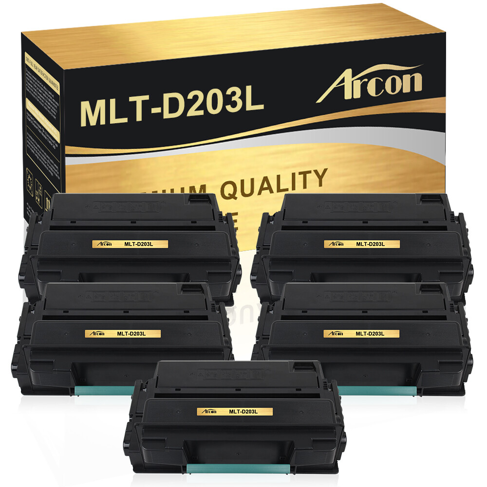 5 PK MLTD-203L 203L Toner for Samsung ProXpress M3870FW M3320ND M4020ND M3370FD