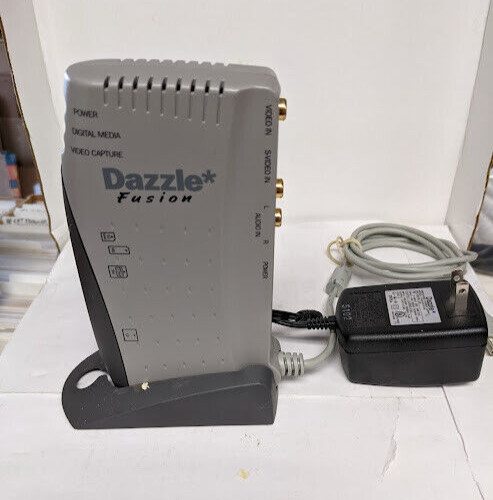 Dazzle Fusion Digital Media Capture Device Convert Home Video Movies Reader