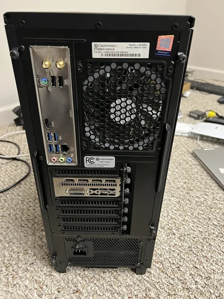 CyberPower PC C-Series ET8880 AMD RYZEN 3 Gaming Desktop - Windows 11 