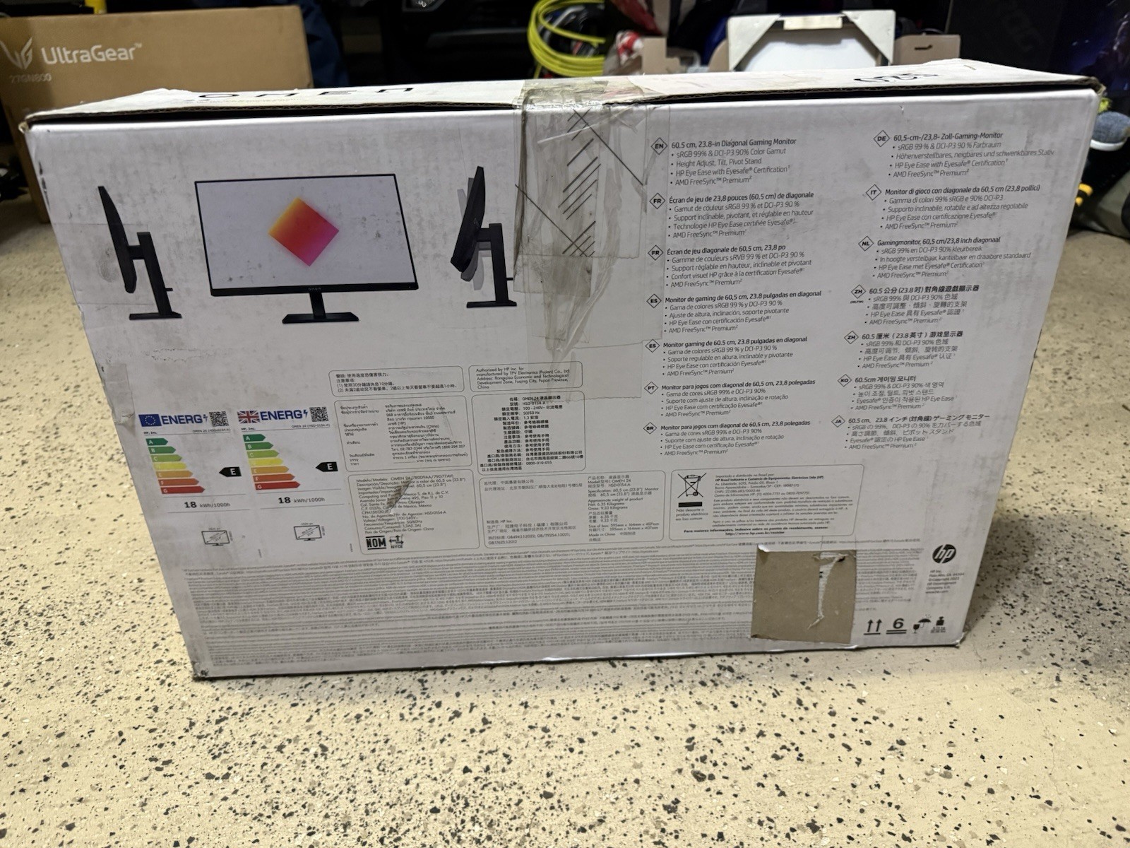 HP OMEN 24 23.8" IPS 1080p 165Hz 16:9 Gaming Monitor HP OMEN Black