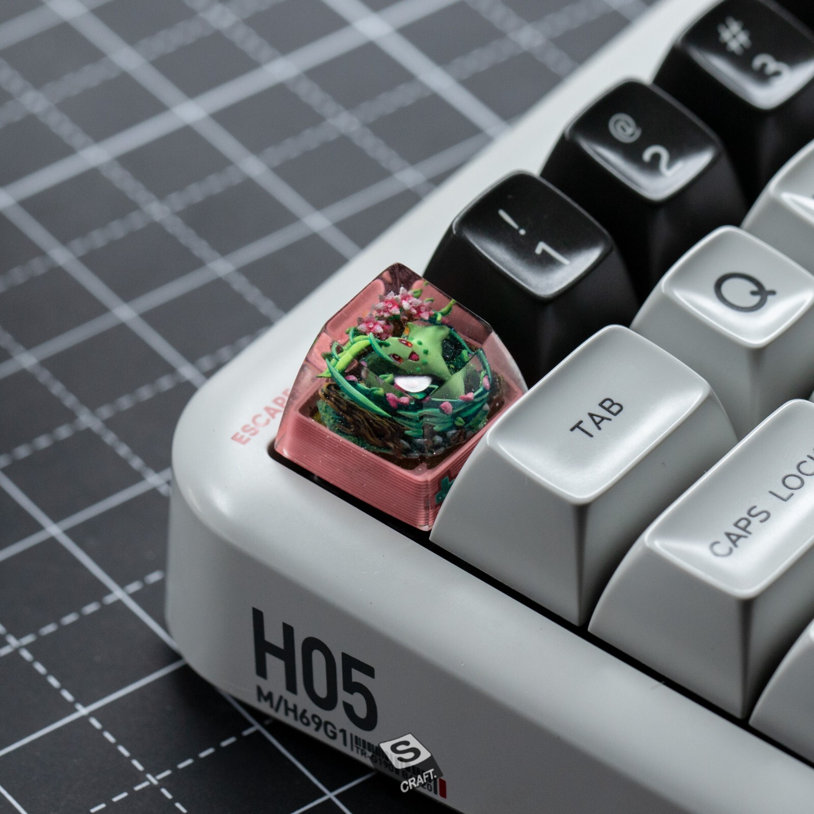 S-Craft CHIKORITA  Artisan Pokemon Keycap *New/Unused/Unmounted*