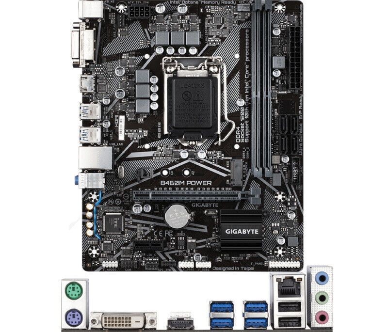 GIGABYTE B460M POWER Motherboard LGA 1200 Intel B460 2*DDR4 Micro ATX HDMI PS/2