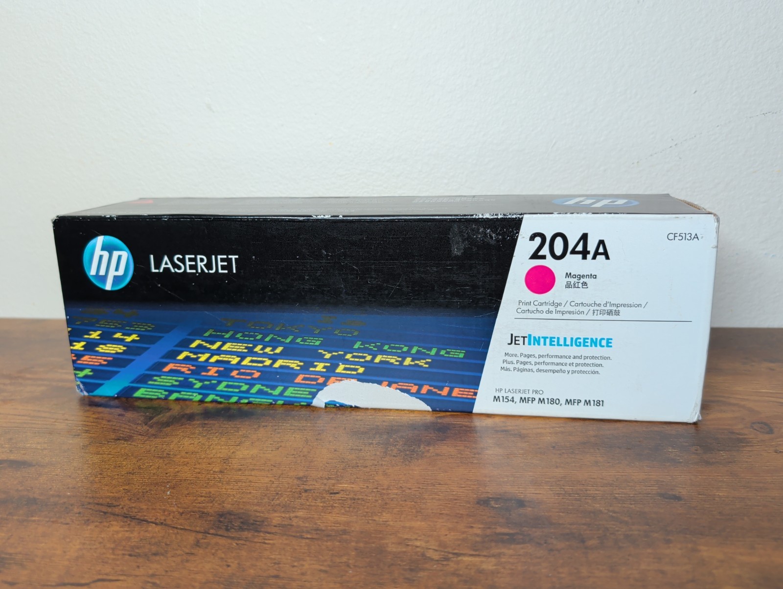 Genuine HP 204A Magenta Toner Cartridge CF513A OEM New Factory Sealed