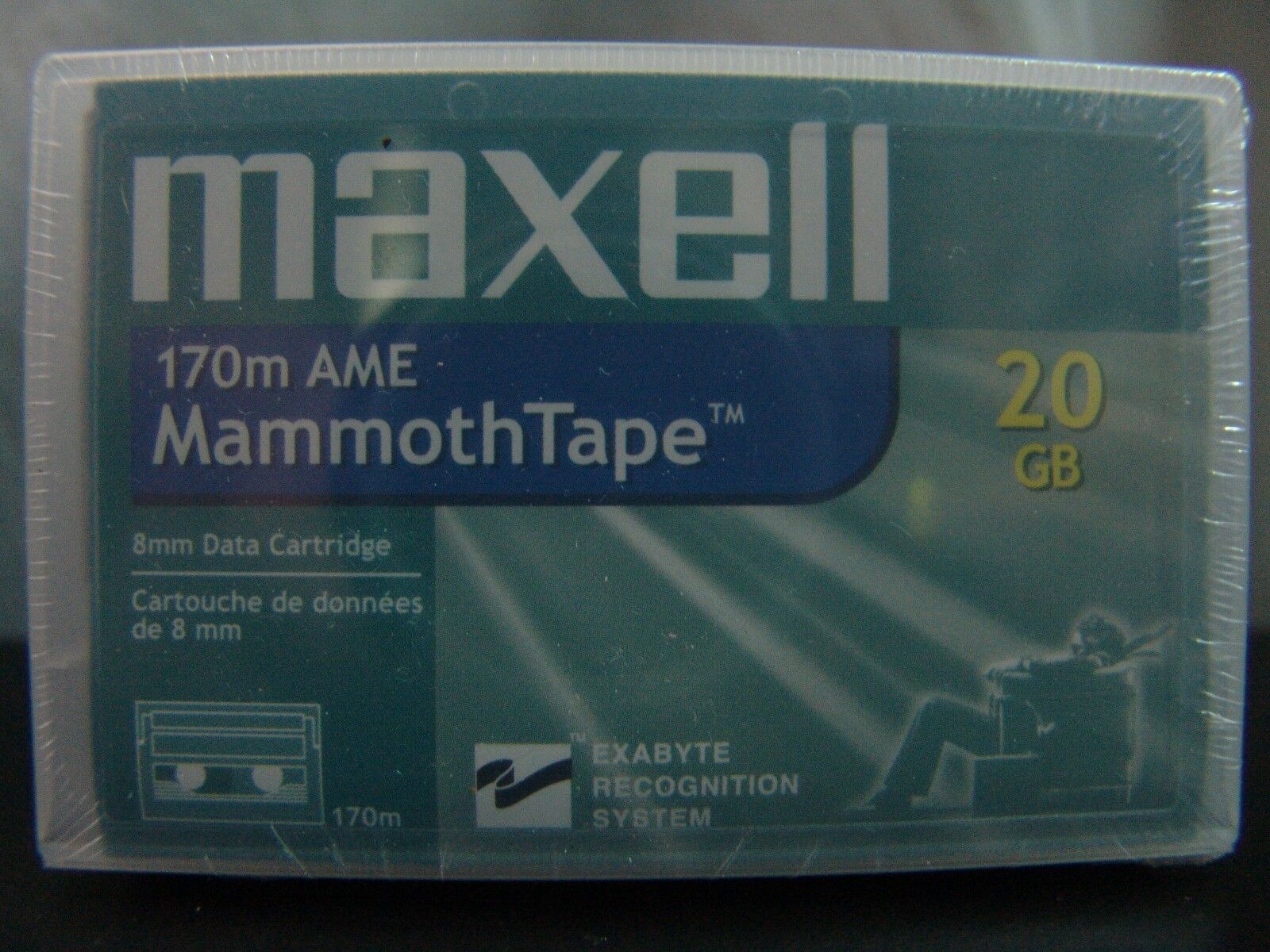 17 MAXELL 170m AME MammothTape 8mm 20GB Data Cartridge Exabyte Technology NEW