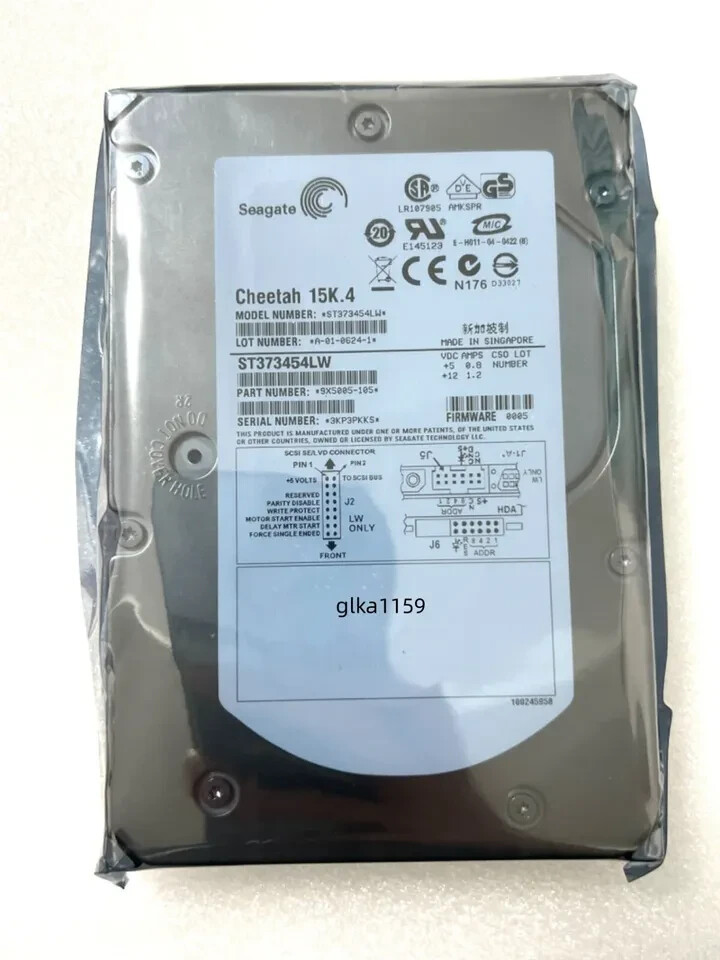 FOR Seagate Cheetah 15K ST373454LW 73Gb 15000RPM SCSI Ultra320 3.5" Hard Drive
