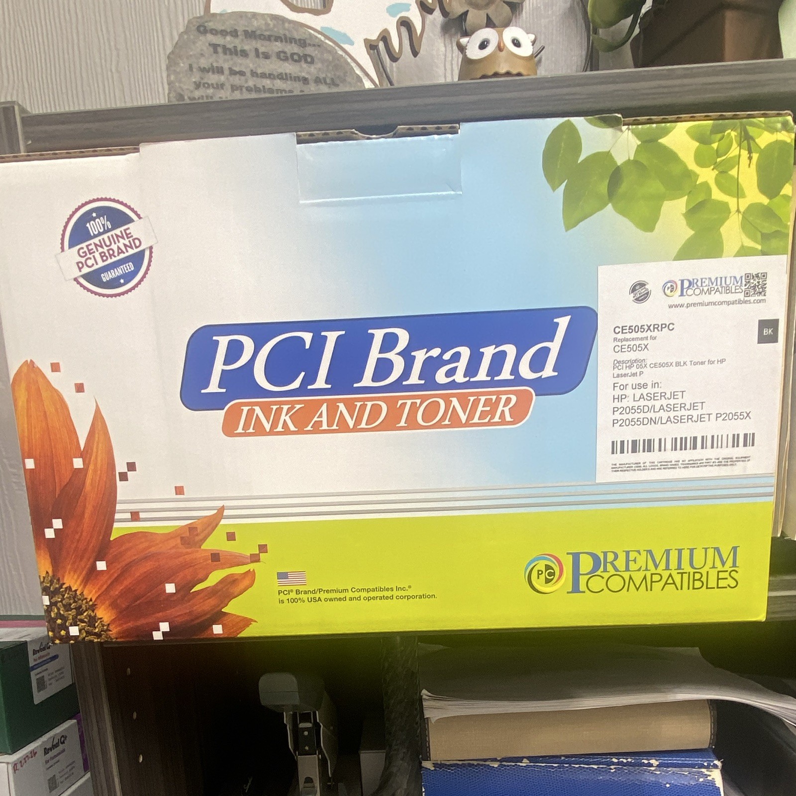 PCI Brand Compatible CE505XRPC/CE505X (05X) Black Toner for HP P2055