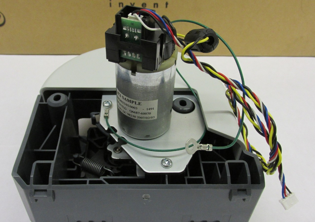 HP Q6687-67004 Right Side Spindle Holder w/ Rewinder / Designjet T610/T1100 44"