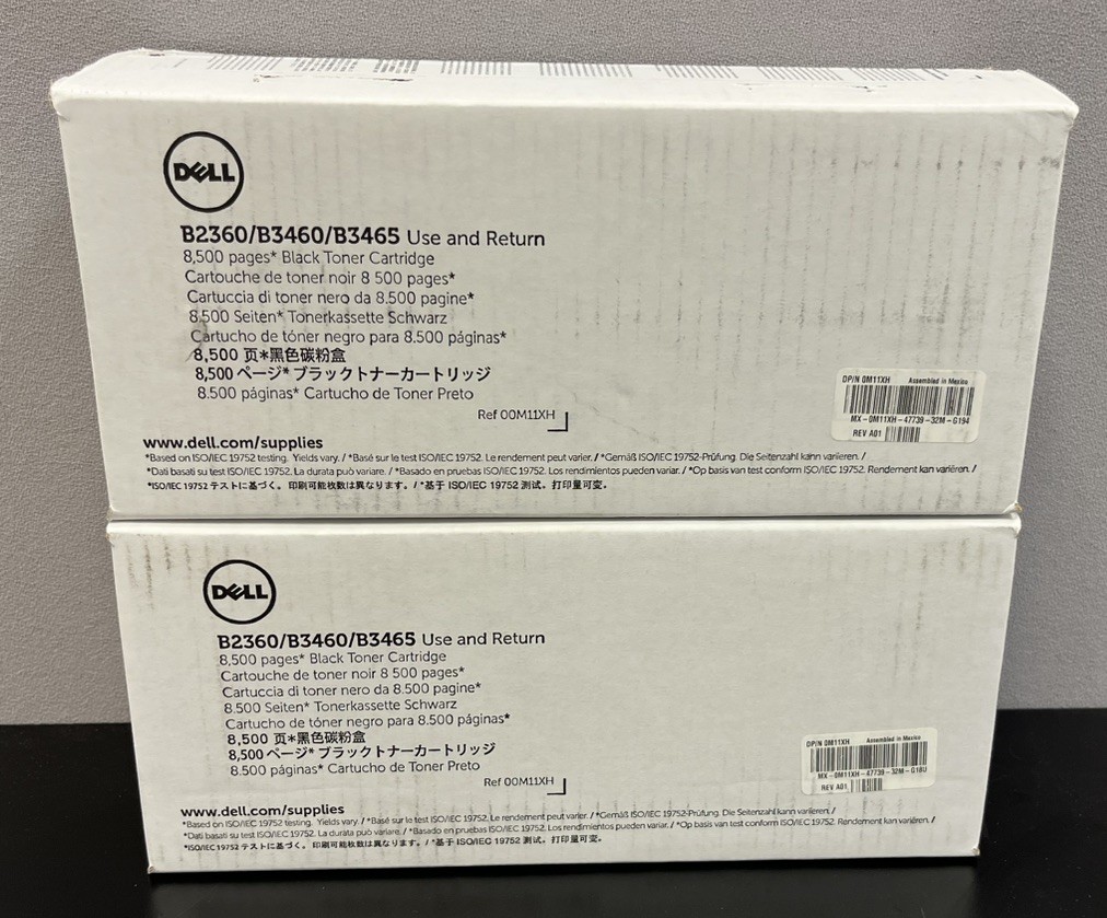 NEW GENUINE OEM Dell M11XH (C3NTP) HY Toner Cartridge - UNUSED - OVERBOXED