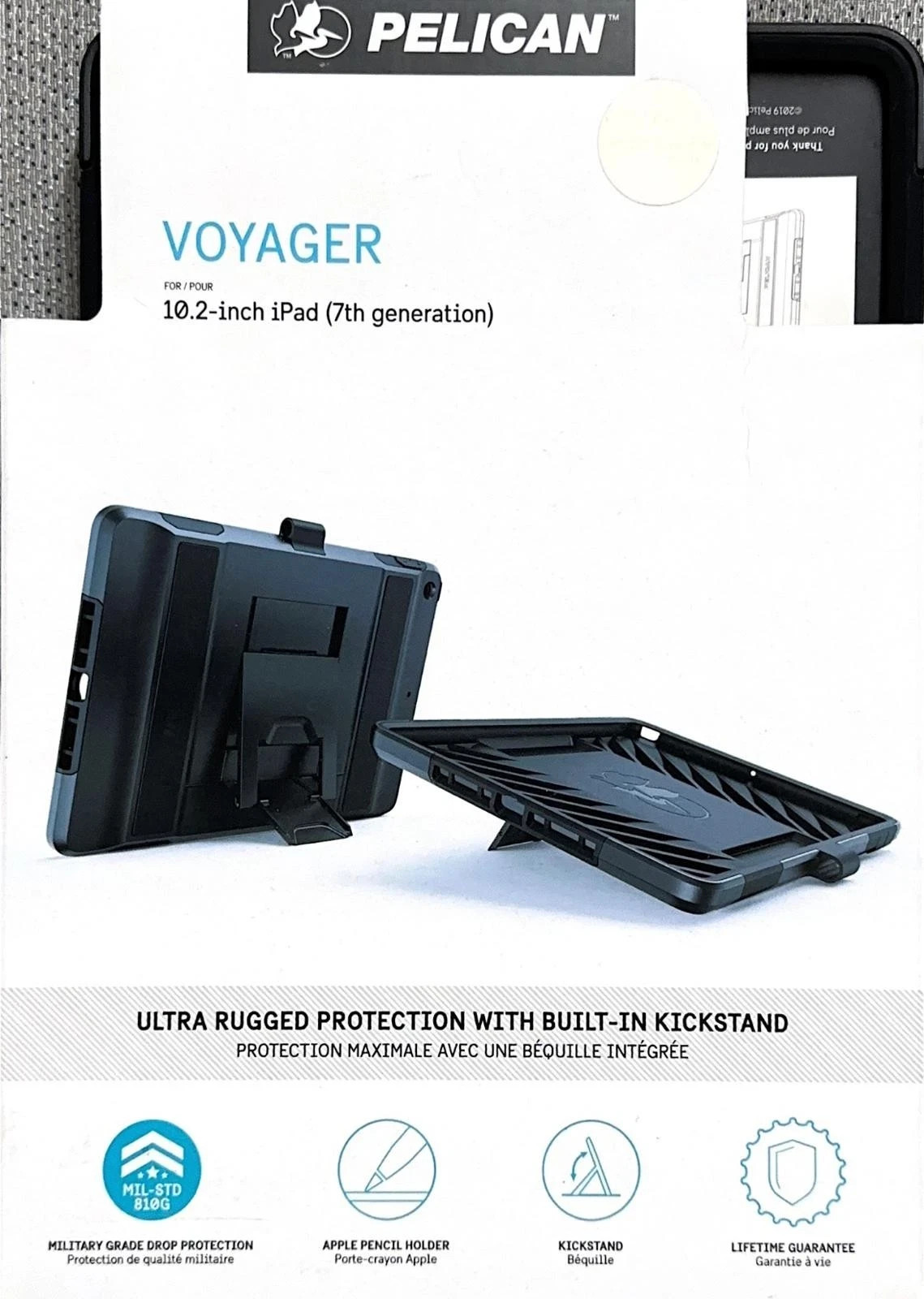 Pelican Voyager Case + Kickstand - 10.2-inch iPad (8th/7th Generation)