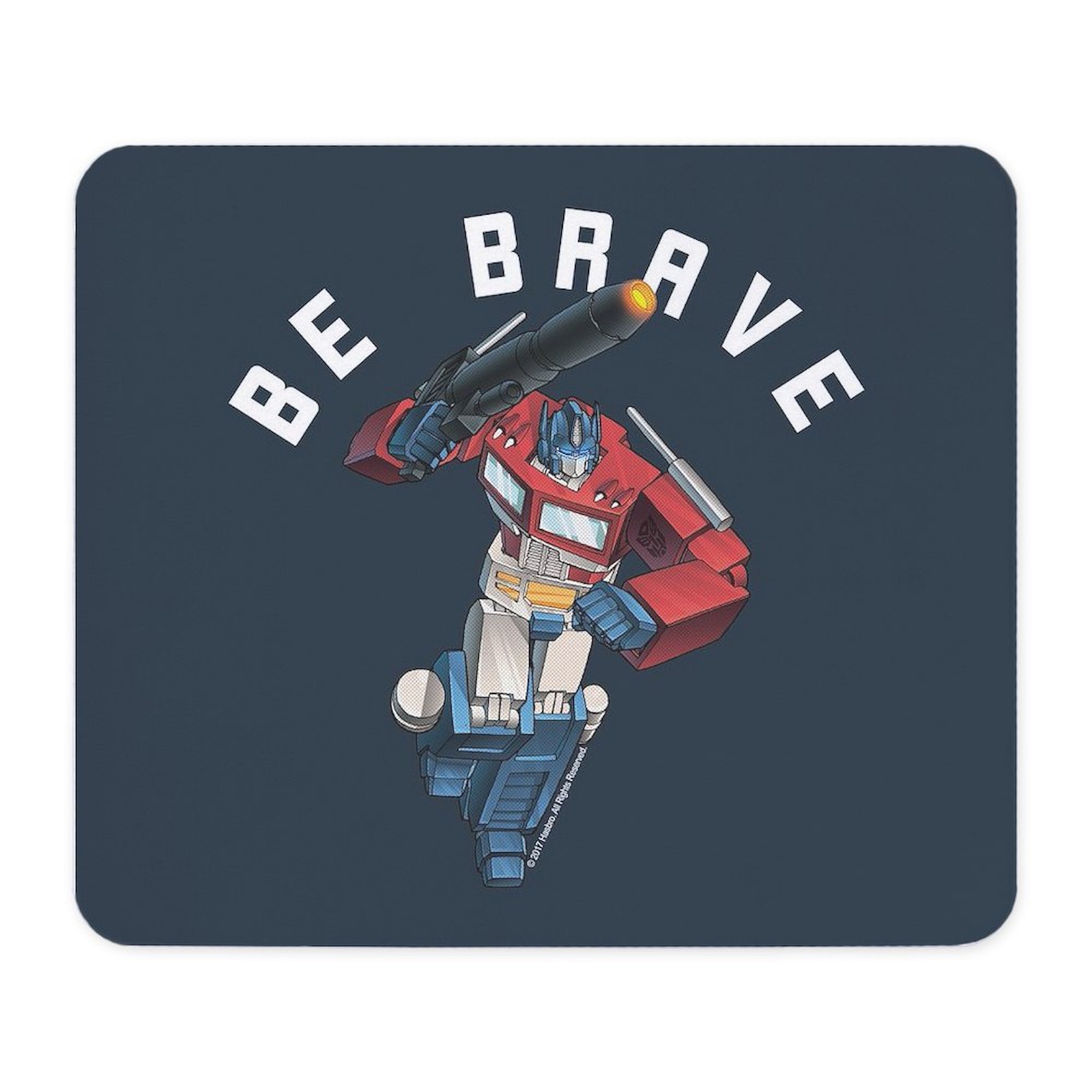 CafePress Optimus Prime Be Brave Mousepad  (82731569)