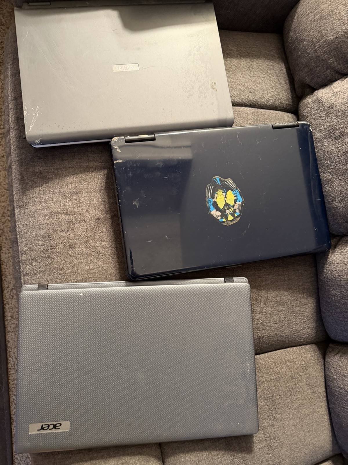 Laptop Lot Of 3 Acer Toshiba