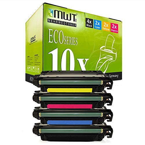Eurotone 10x Toner Compatible Reusable Toner Instead of CE740A-43A 307A CP5225