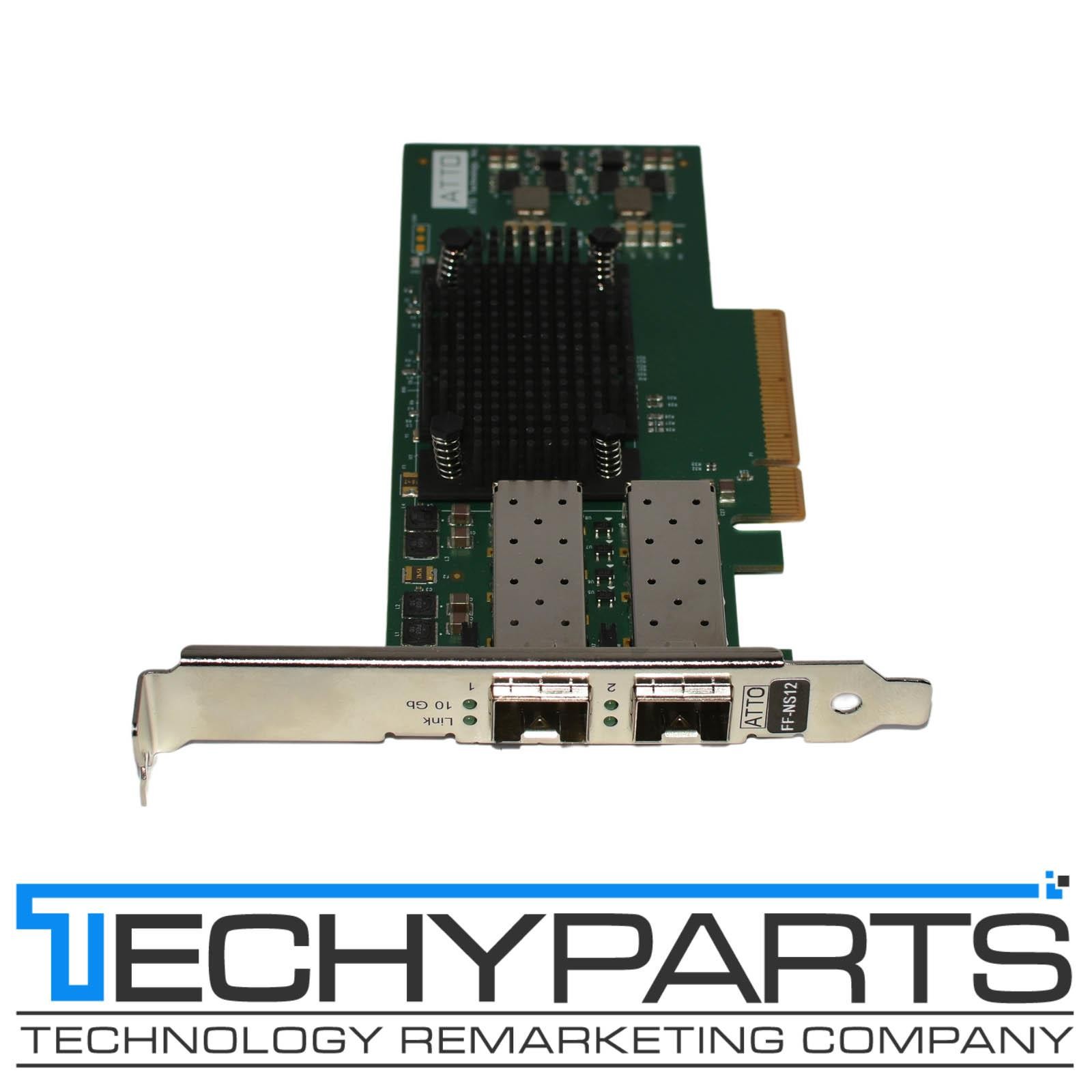 ATTO FF-NS12 FastFrame NS12 Dual-Port 10GbE SFP+ PCIe 2.0 NIC FFRM-NS12-000
