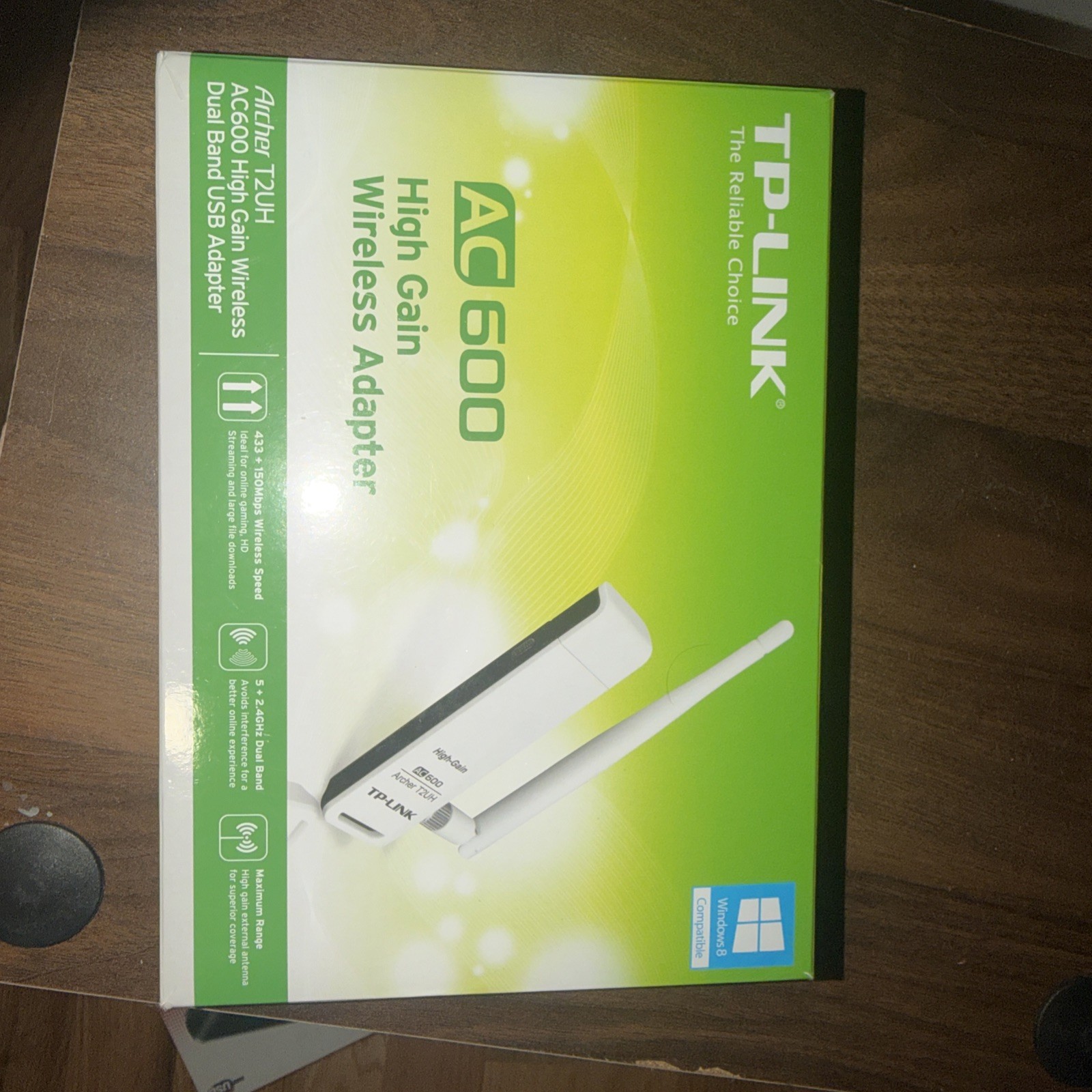 TP-LINK Archer T2UH AC600 Dual-Band High Gain USB WiFi Adapter 600Mbps