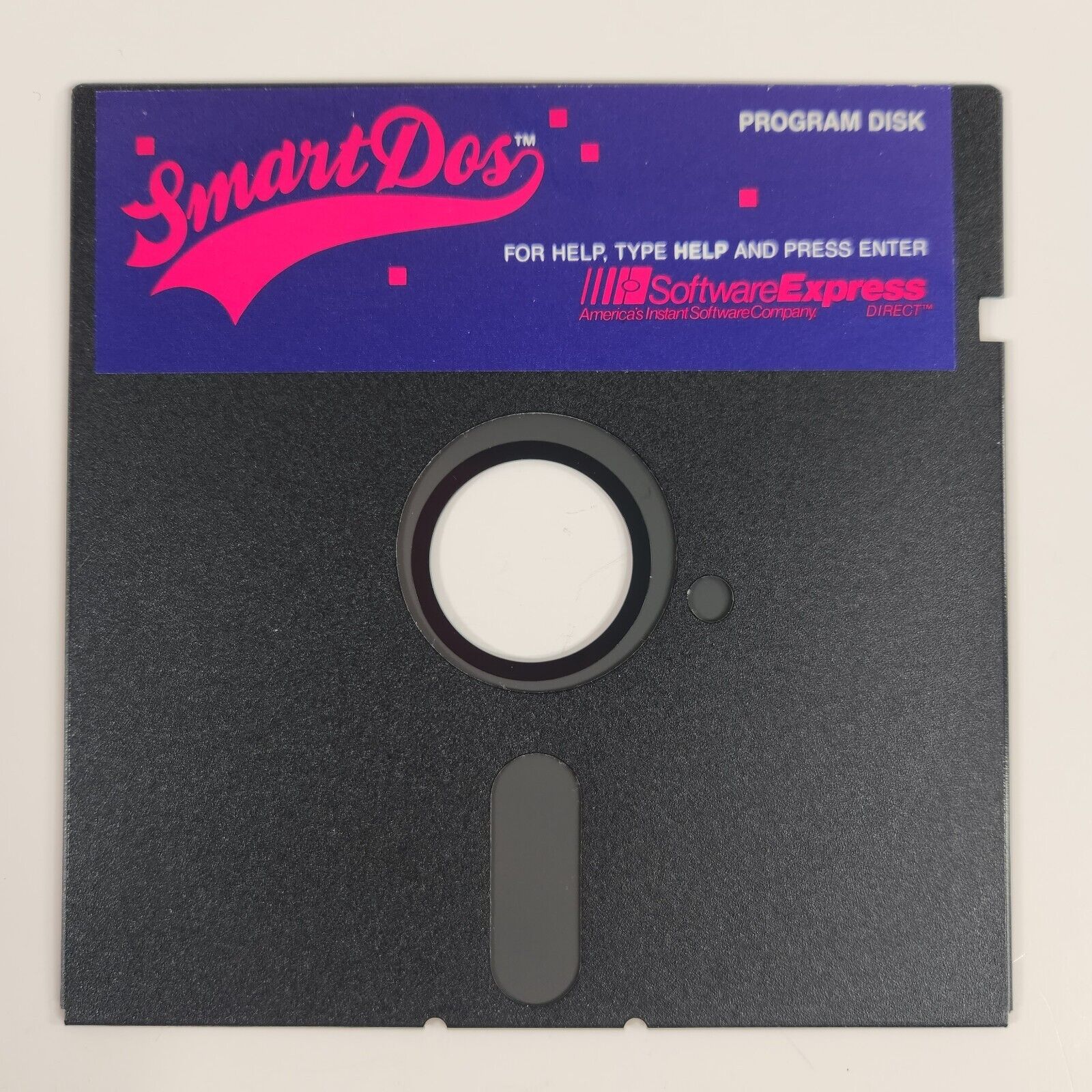 SOFTWARE EXPRESS Smart DOS Vintage Software 5.25 Program Floppy Disk