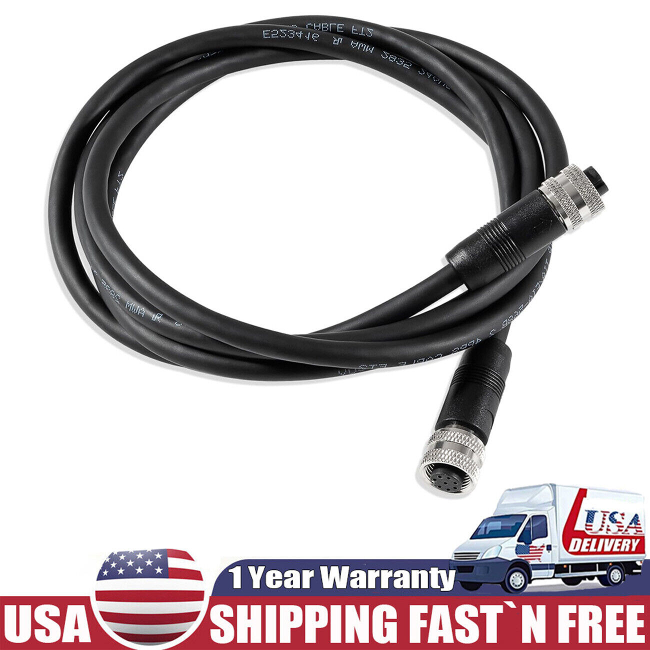 For Humminbird 720073-6 AS EC 5E Ethernet Cable 5Ft for SOLIX, Helix G2N, Onix