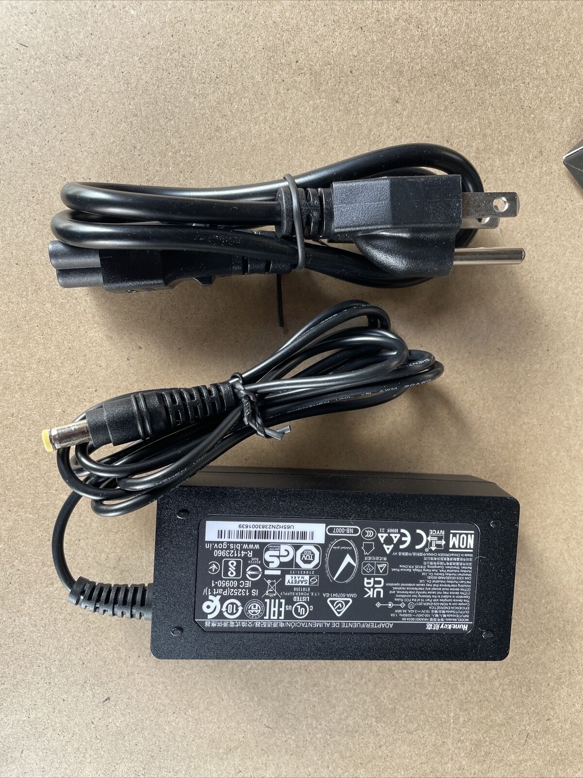 AC Adapter Charger For Beelink EQ12 & SER 5 Pro Mini PC Power Cord 19V 3.42A