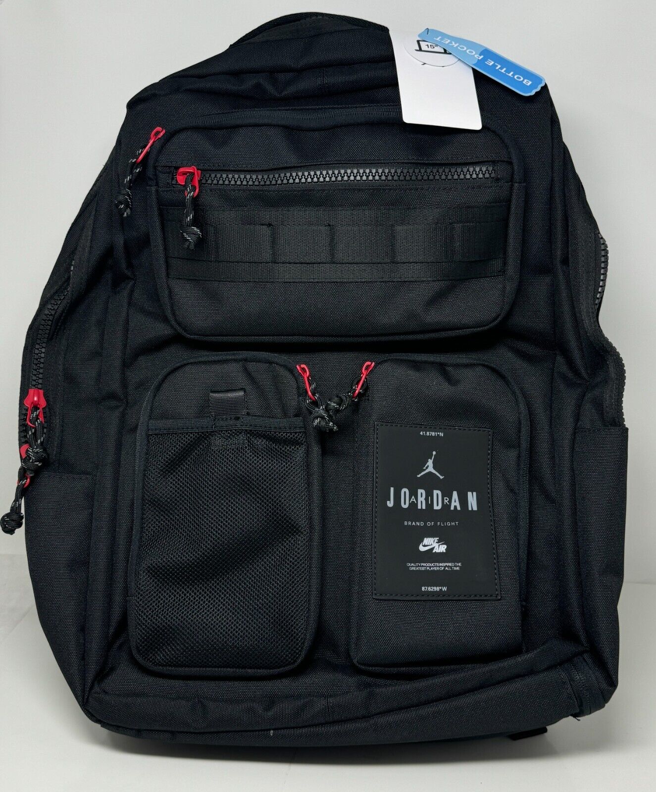 Jordan Air Hesi Backpack Nike App Limited Release Black MA0838 023 MA0838 023