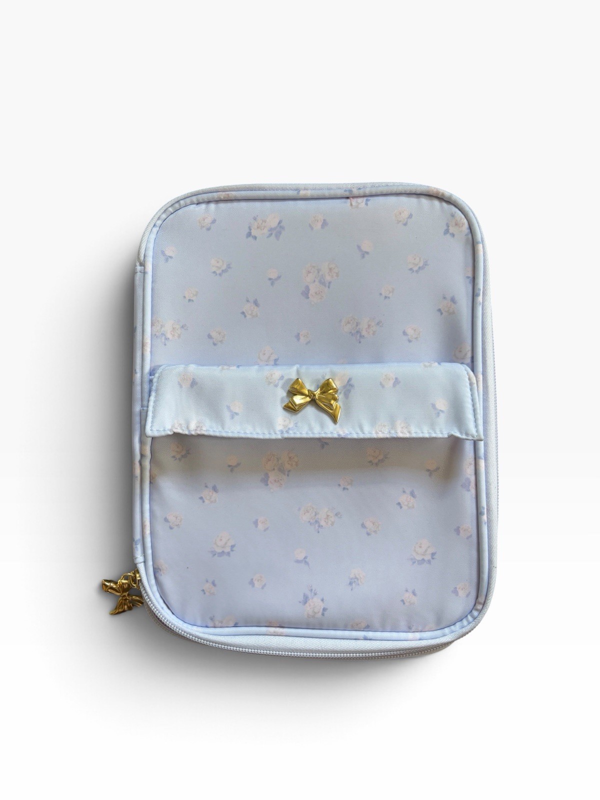 Love Shack Fancy Target Yoobi Tech Organizer Blue Ditsy Floral Travel Case NWNT