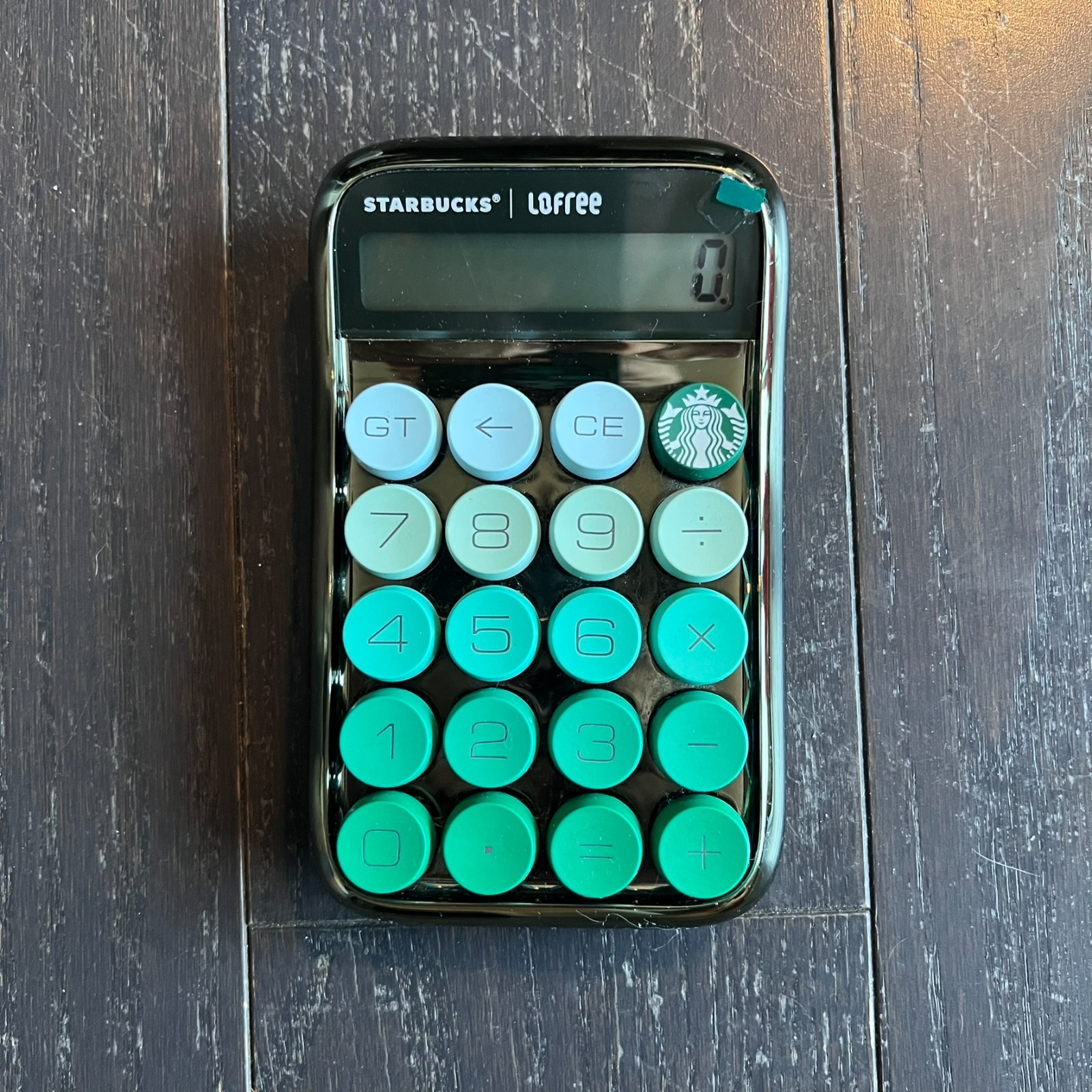 Lofree x Starbucks 2024 China Limited Edition Retro Typewriter Calculator Green