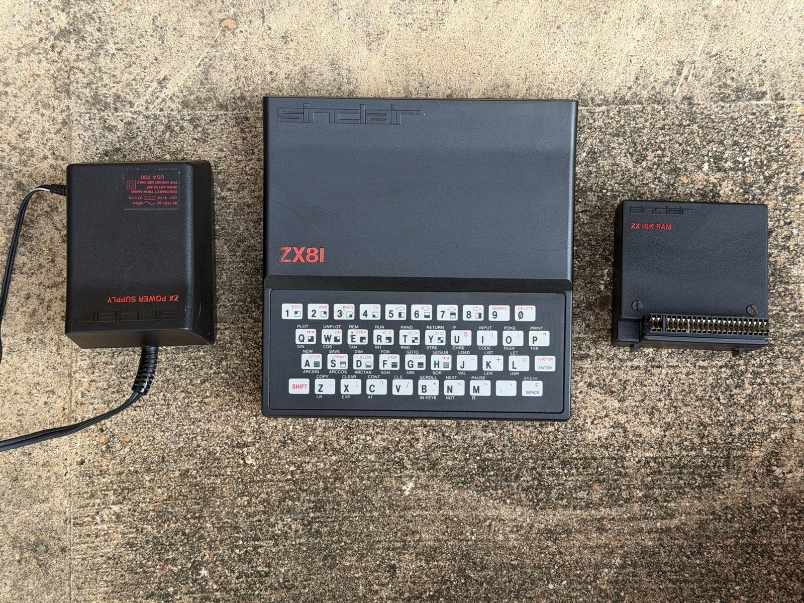 Vintage Sinclair ZX81 Personal Computer, Untested W/ Power Cable