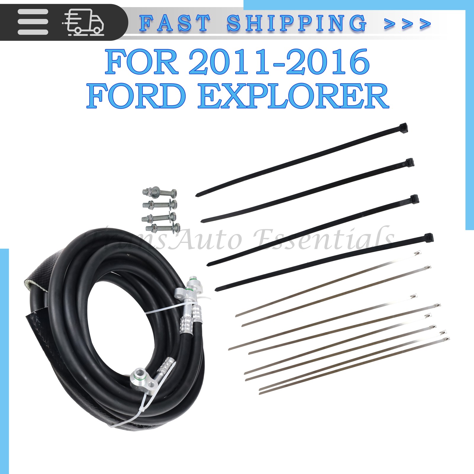 FE37190 BB5219835B DB5219 Rear AC Line Auxiliary Set For 11-16 Ford Explorer