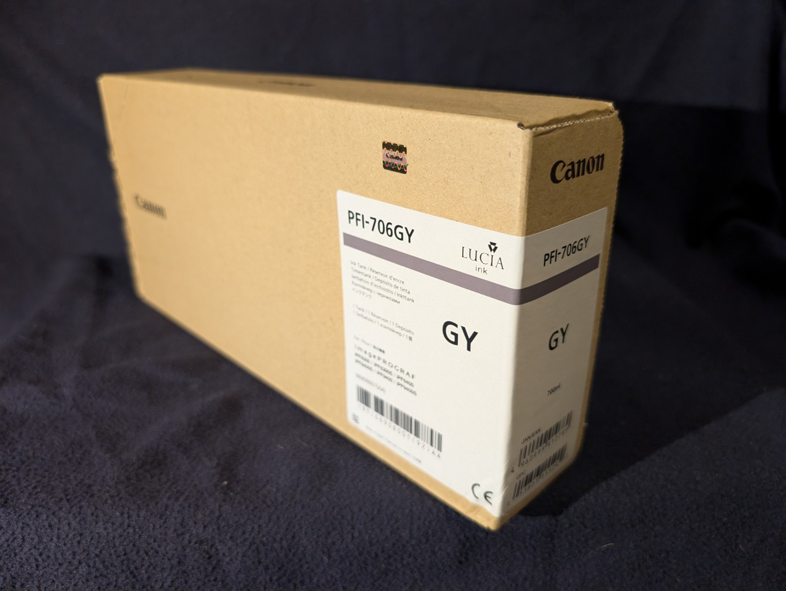 Canon PFI-706 GY Gray Ink Tank 700ml Expired New Unopened PFI-706GY