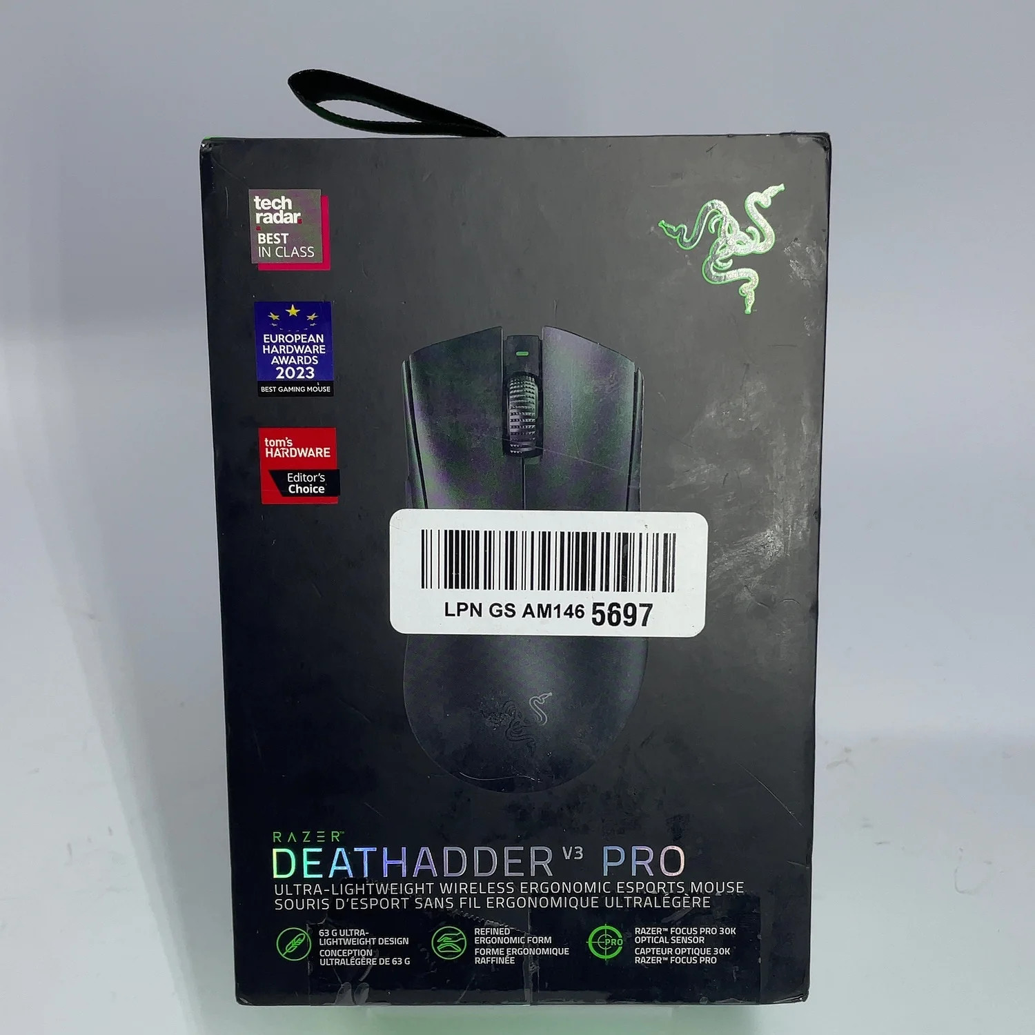 Razer Deathadder V3 PRO RZ01-0463 Wireless Gaming Mouse Black