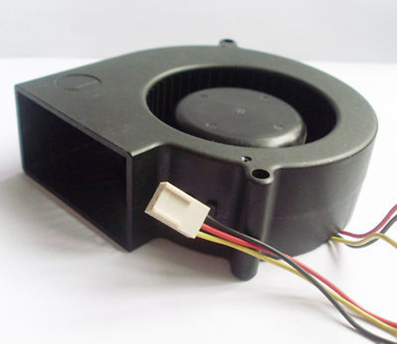 2pcs Brushless Cooling Blower Fan 97mmx97mmx33 9733s 12V 3 Wire/ 3 Pin Connector