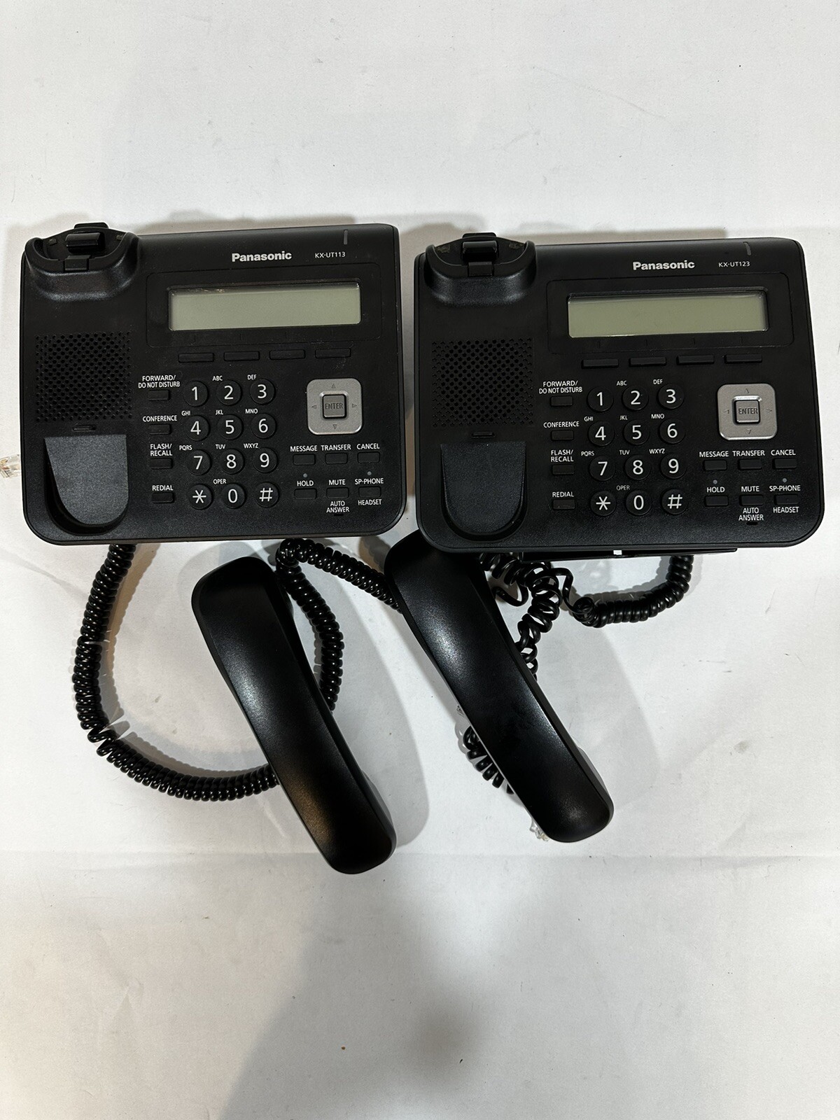Panasonic KX-UT113-B VoIP SIP HD Voice Phone POE - Lot of 2