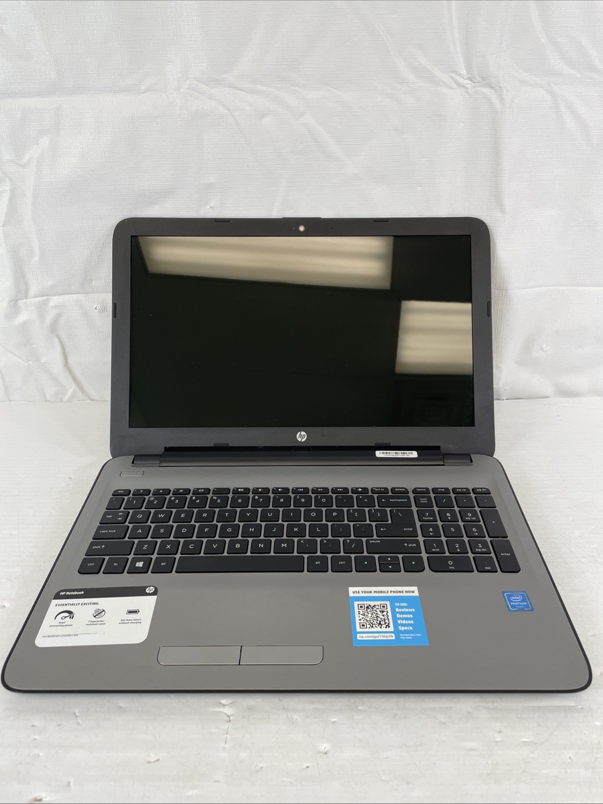HP Notebook 15-AC158NR Intel Pentium N3700 1.6GHz 8GB RAM 500GB HDD Windows 10