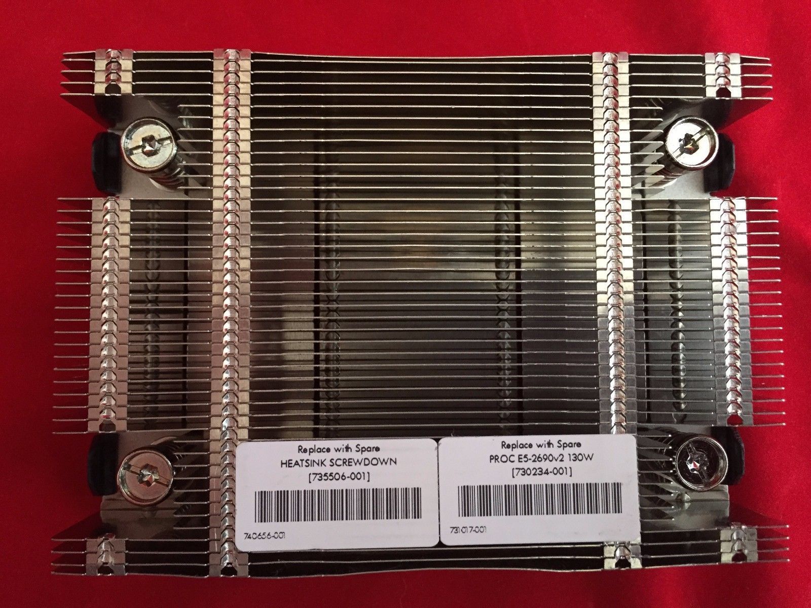 HP Genuine Heatsink For Proliant DL360p Gen8 HP PN/ 734040-001 SPN/ 735506-001