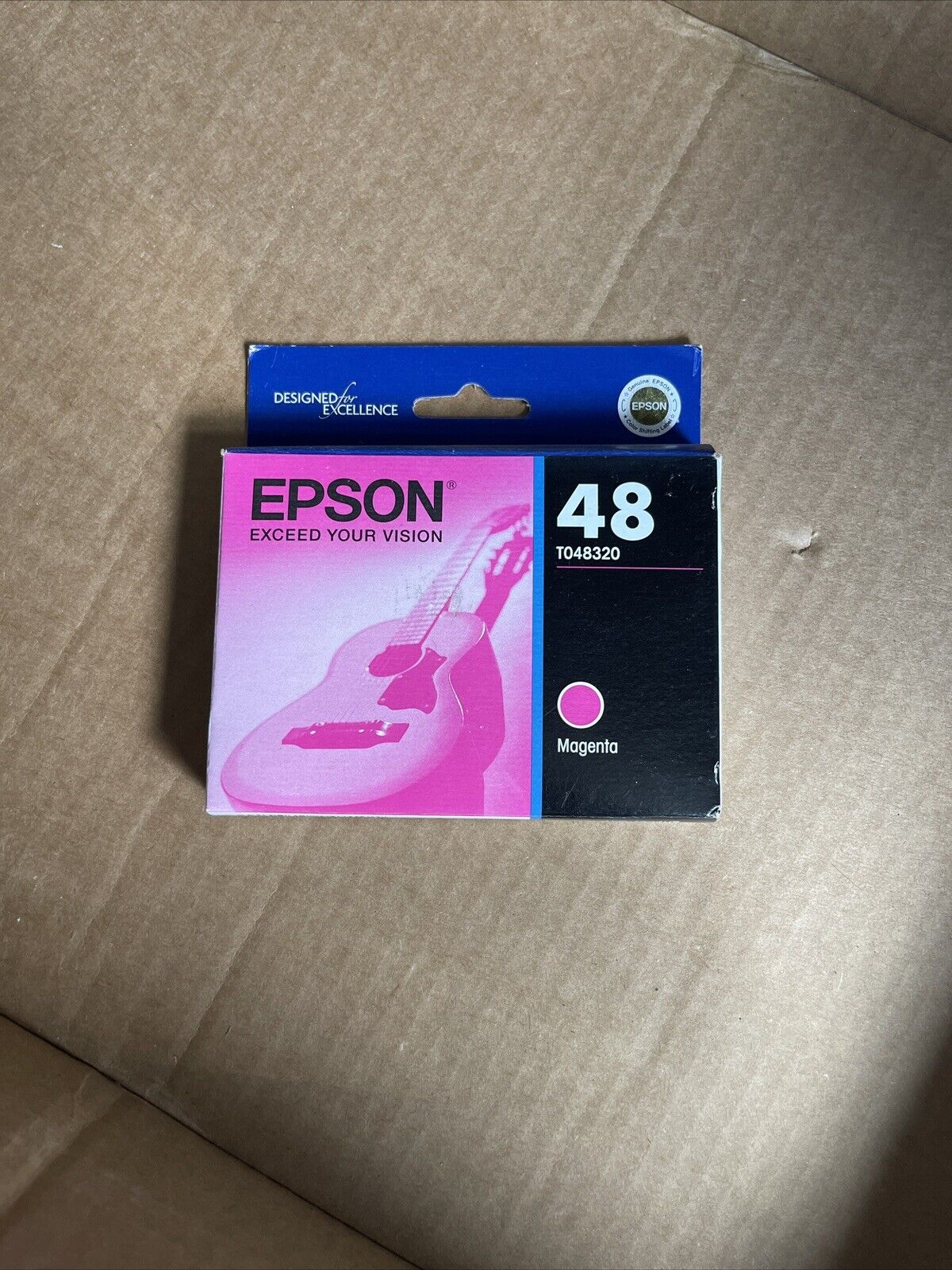 Epson T048320 Genuine Ink Cartridge Epson 48 Magenta - EXPIRED