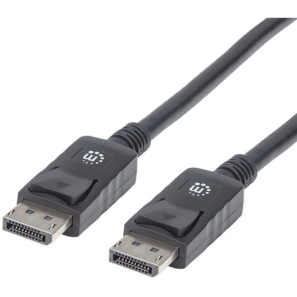 Manhattan 393799 Displayport Monitor Cable, 6.6Ft