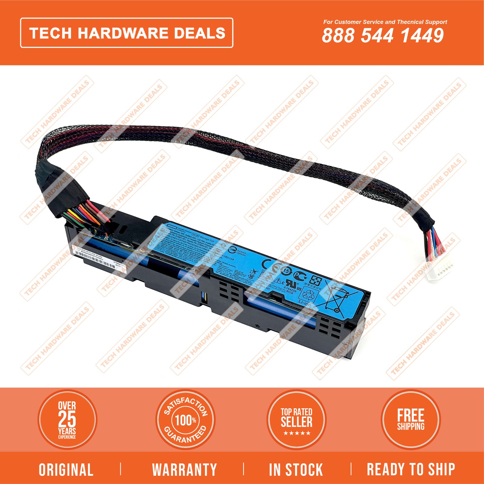 782958-B21    HPE 96W Smart Storage Battery (up to 20 Devices/260mm Cable) Kit