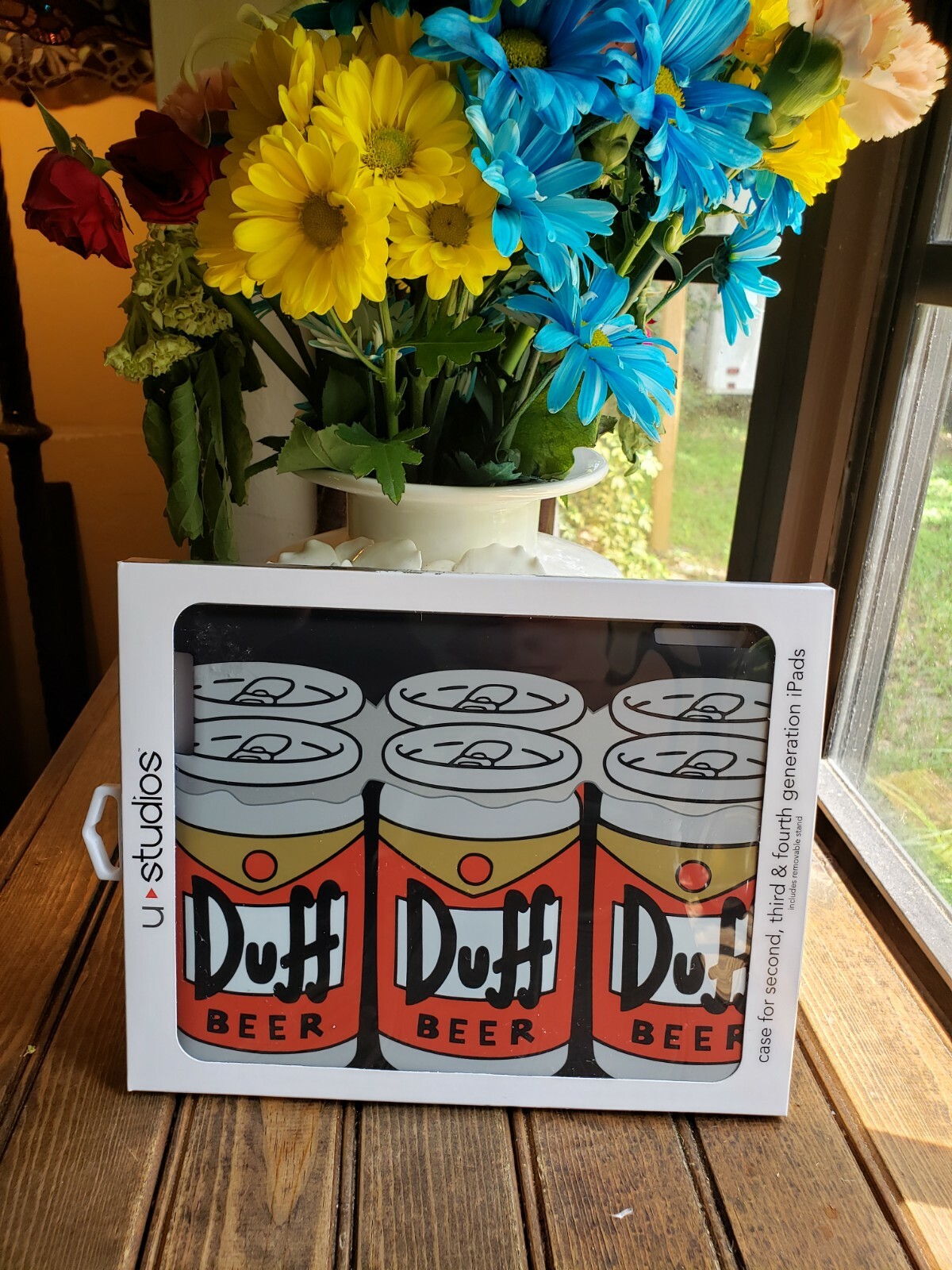 SIMPSONS DUFF BEER iPad Case Universal Studios Excl (2nd/3rd/4th Gen) $39 Retail