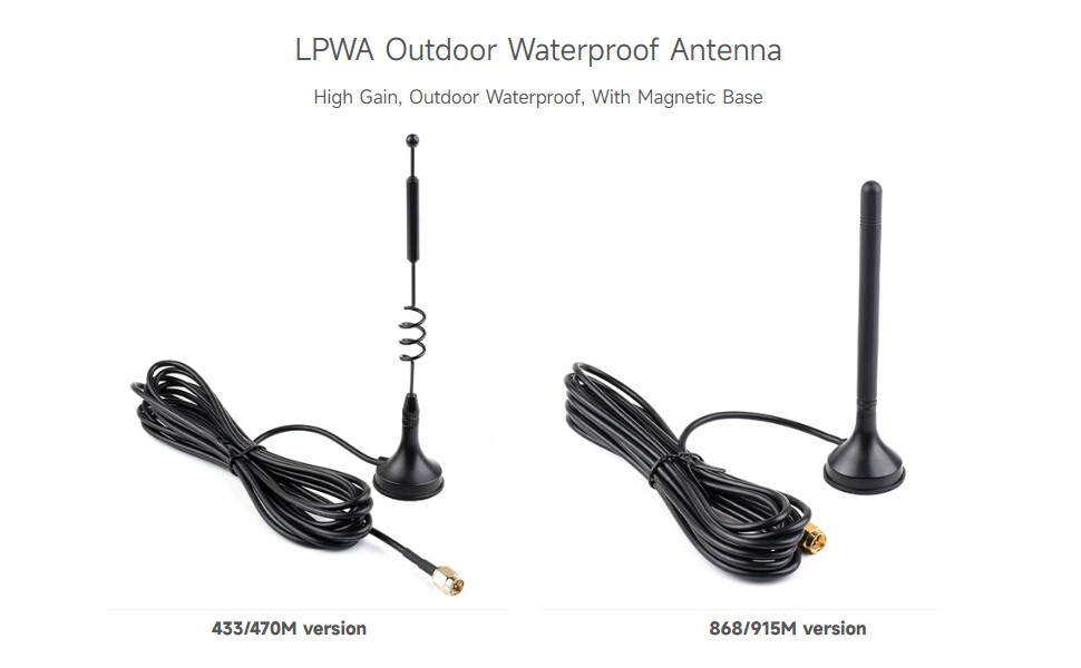 Waveshare LPWA Outdoor Waterproof Antenna 5dBi High Gain 4G/3G/2G