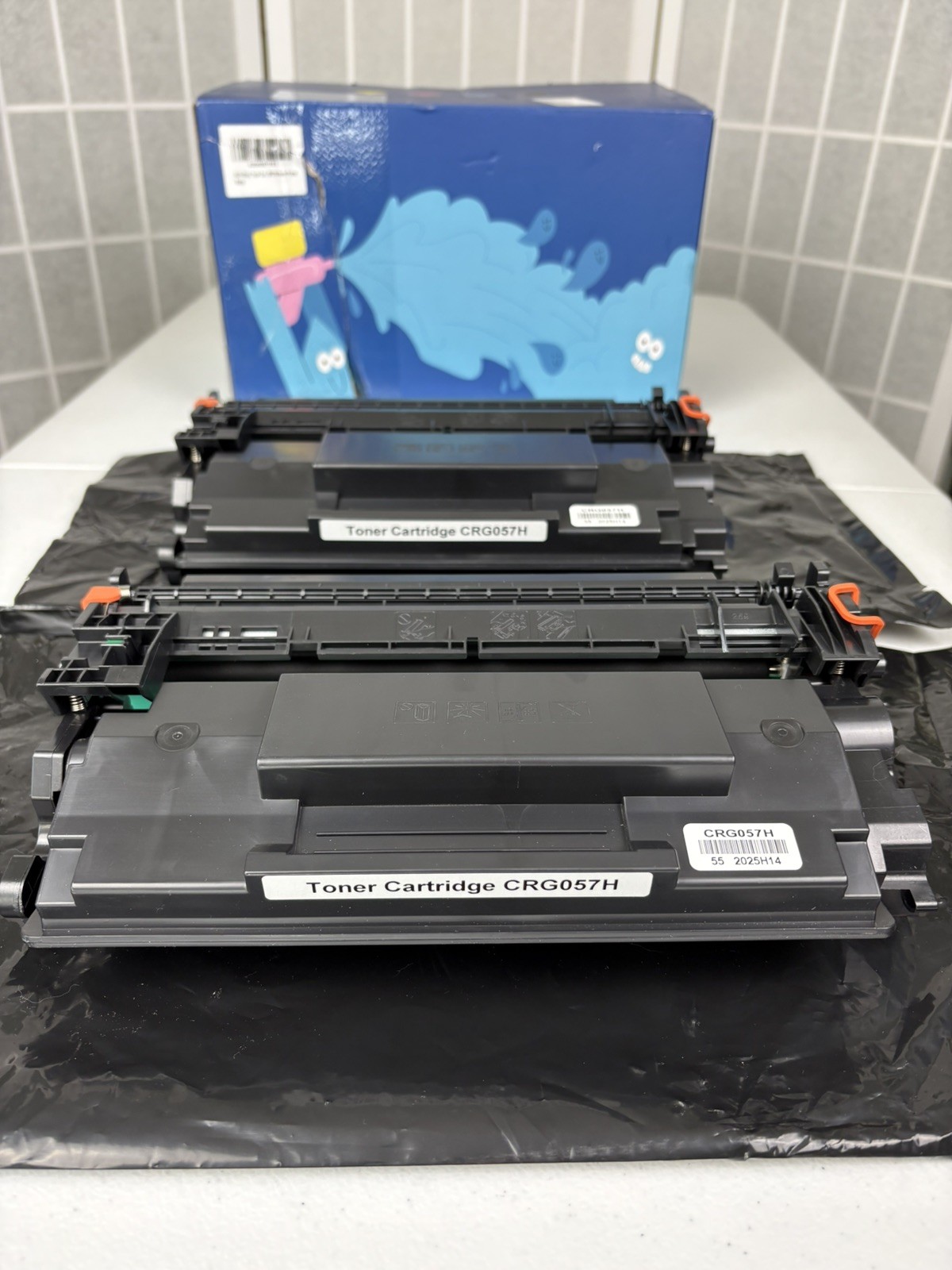 2 x Premium 057H Black Toner Cartridges Compatible Canon LBP2230, MF445dw Series