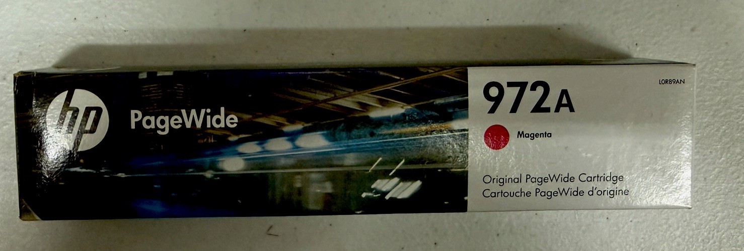 NEW HP 972A Magenta PageWide Ink Cartridge EXP 03/2028