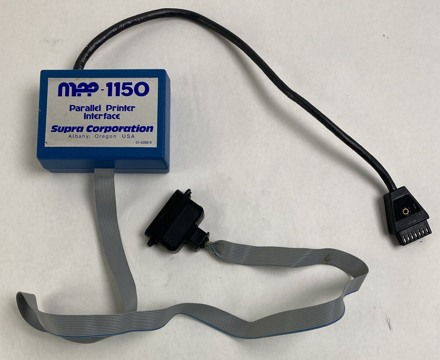 Supra MPP-1150 Parallel Printer Interface 01-0282-0 UNTESTED for Atari