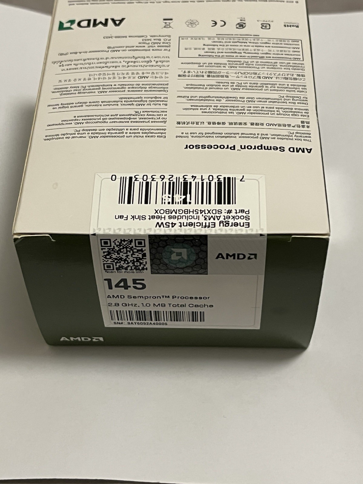 AMD Sempron 145 NEW