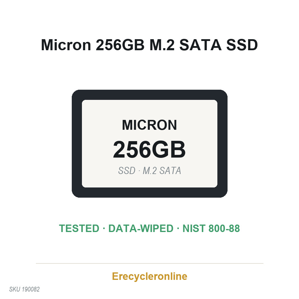 Micron 256GB M.2 SSD MTFDDAV256TBN-1AR15ABHA