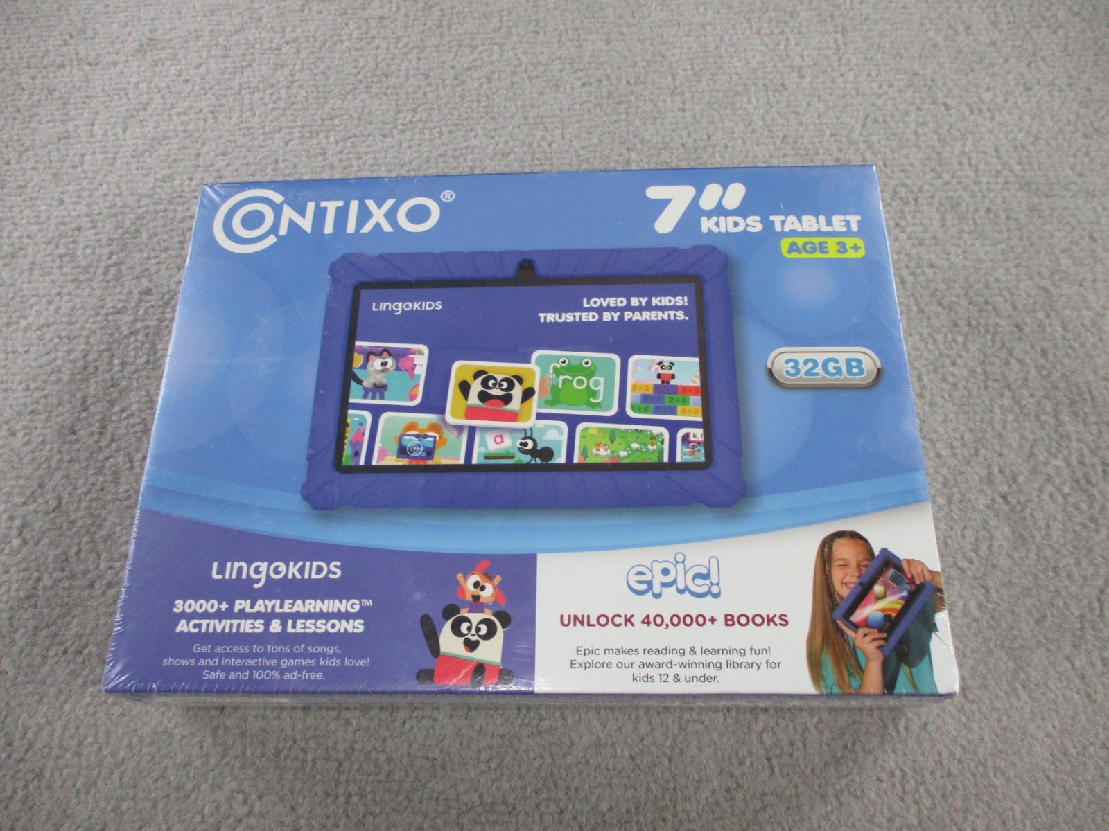 Contixo Kids Tablet 32 GB 7" Educational Learning Interactive Children Lingokids