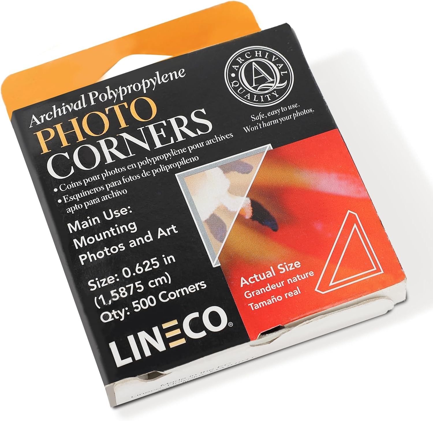 500 PCS, Infinity 0.625" Clear Archival Photo Corners