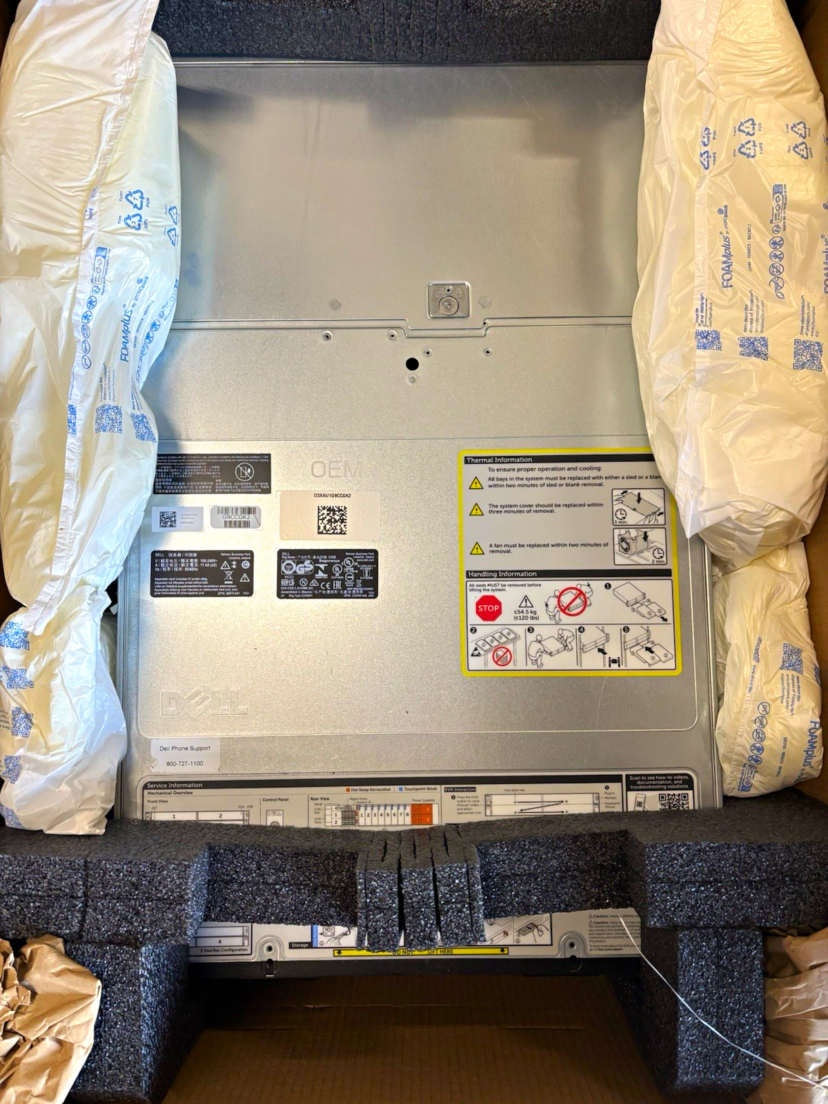 Dell PowerEdge R532 Rack Server Intel Xeon 3.60GHz 64GB DDR4 RAID