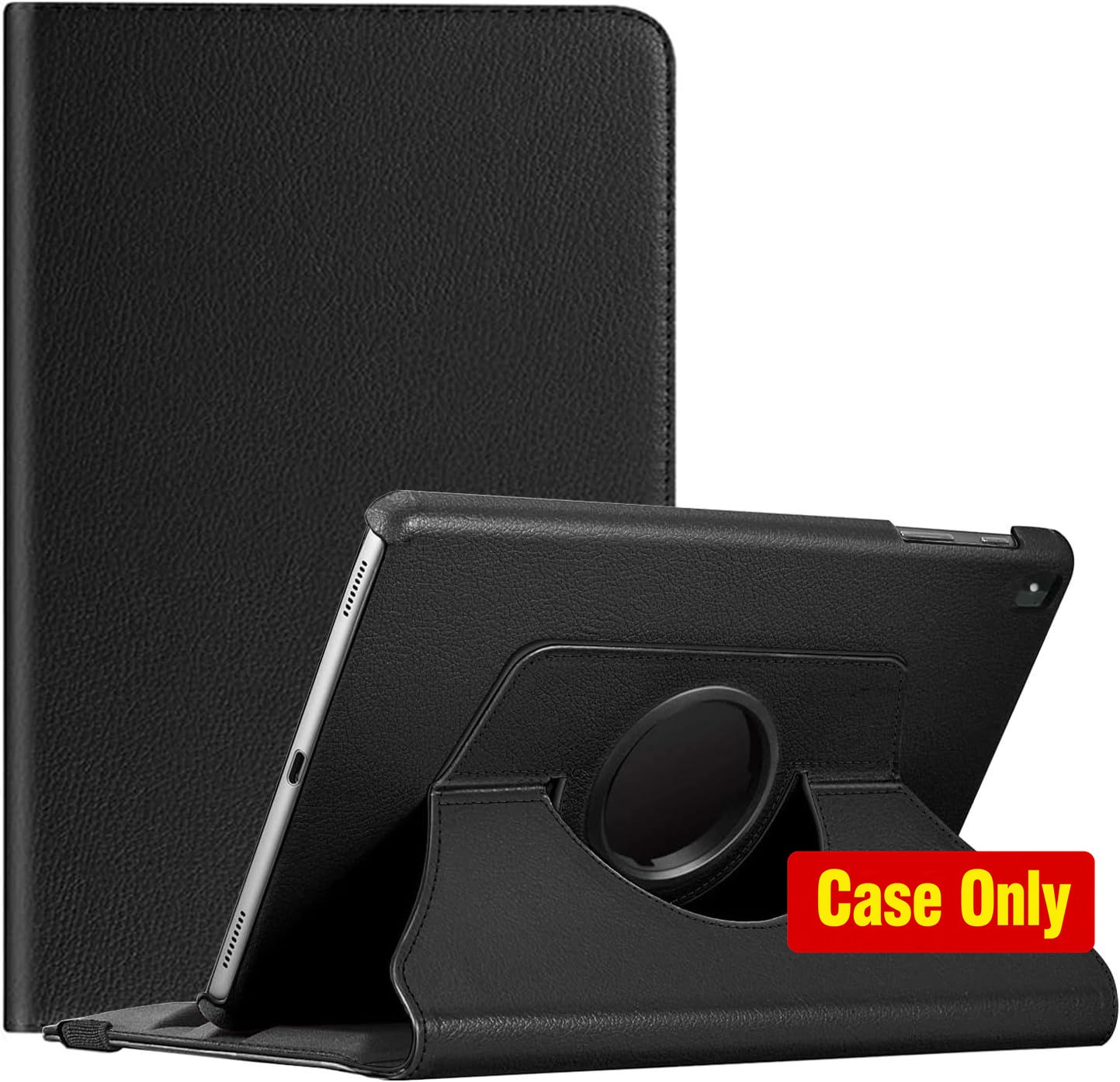Case for Samsung Galaxy Tab A7 Lite 8.7" 2021, 360 Degree Swiveling Leather Cove
