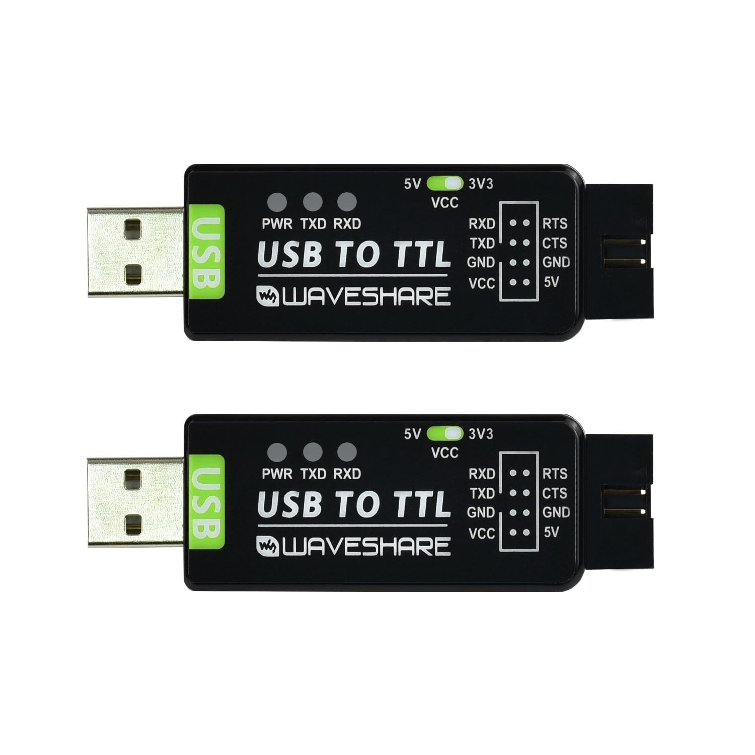 2PCS Industrial USB to TTL Converter with Original FT232RNL Onboard and Multi