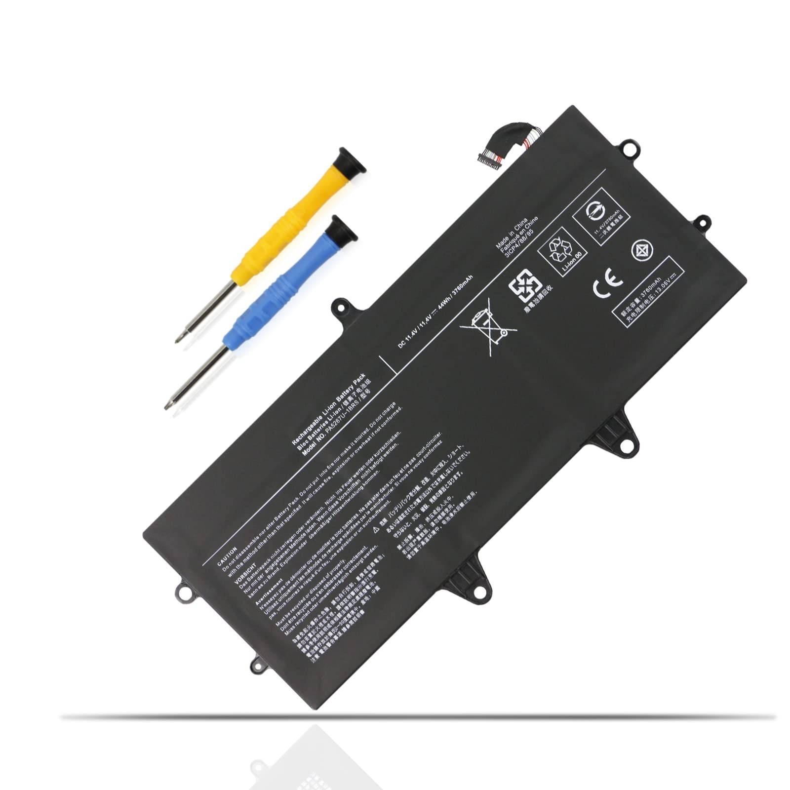 High-Capacity Laptop Battery for Toshiba Portege X20W Series - PA5267U-1BRS Comp